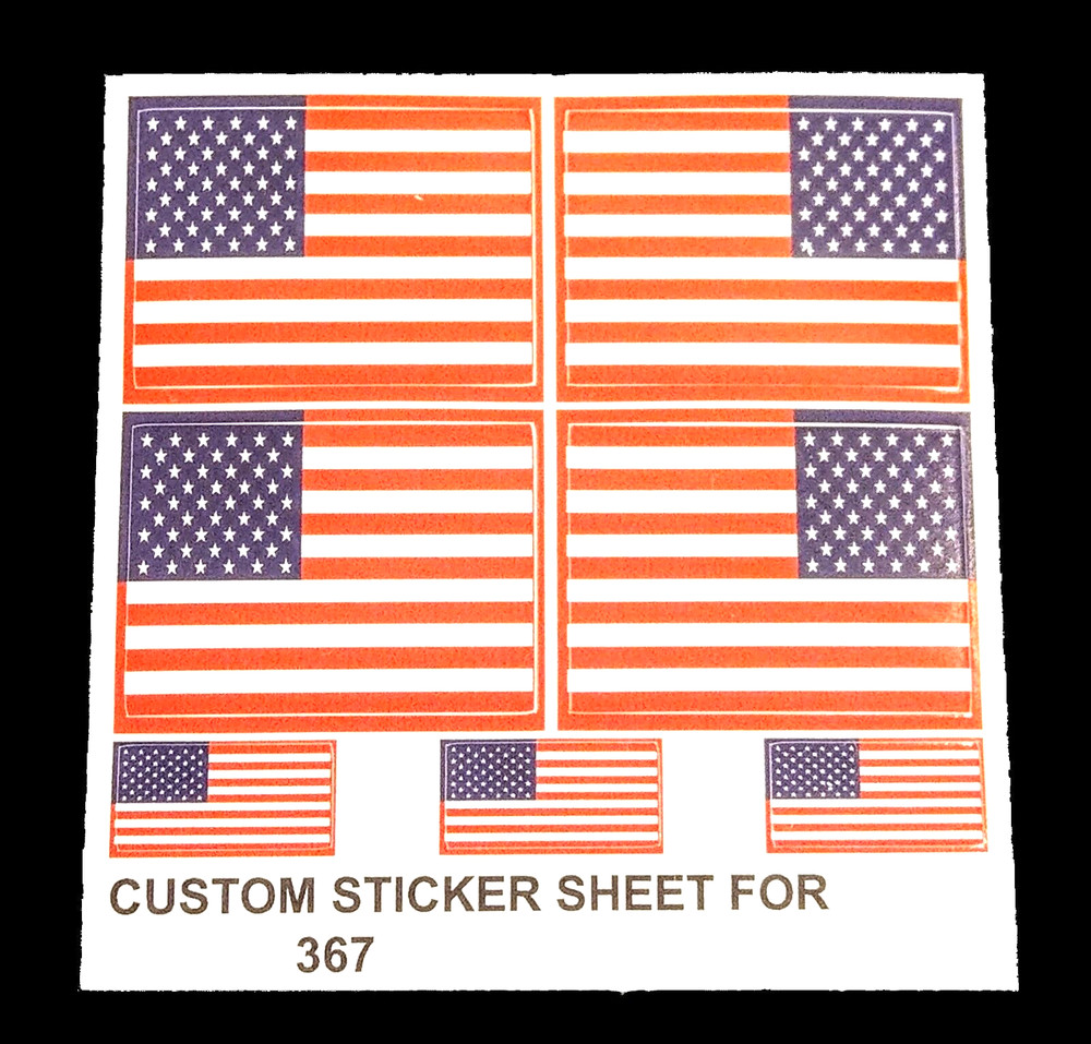 Custom Sticker for 367 Replacement Sticker for 367