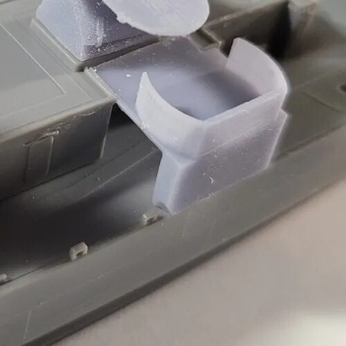 1/350 Fletcher Class Square Bridge Basic Conversion Set for Tamiya 3D Printed