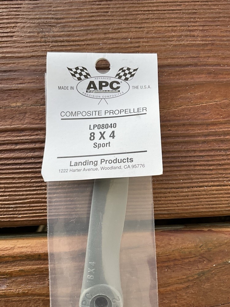 APC #LP08040 Model Airplane Propeller 8 X 4 New