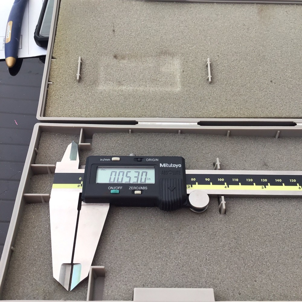 Mitutoyo 500-193 Digital Caliper Absolute Digimatic, 0–12 in CD-12” Cp