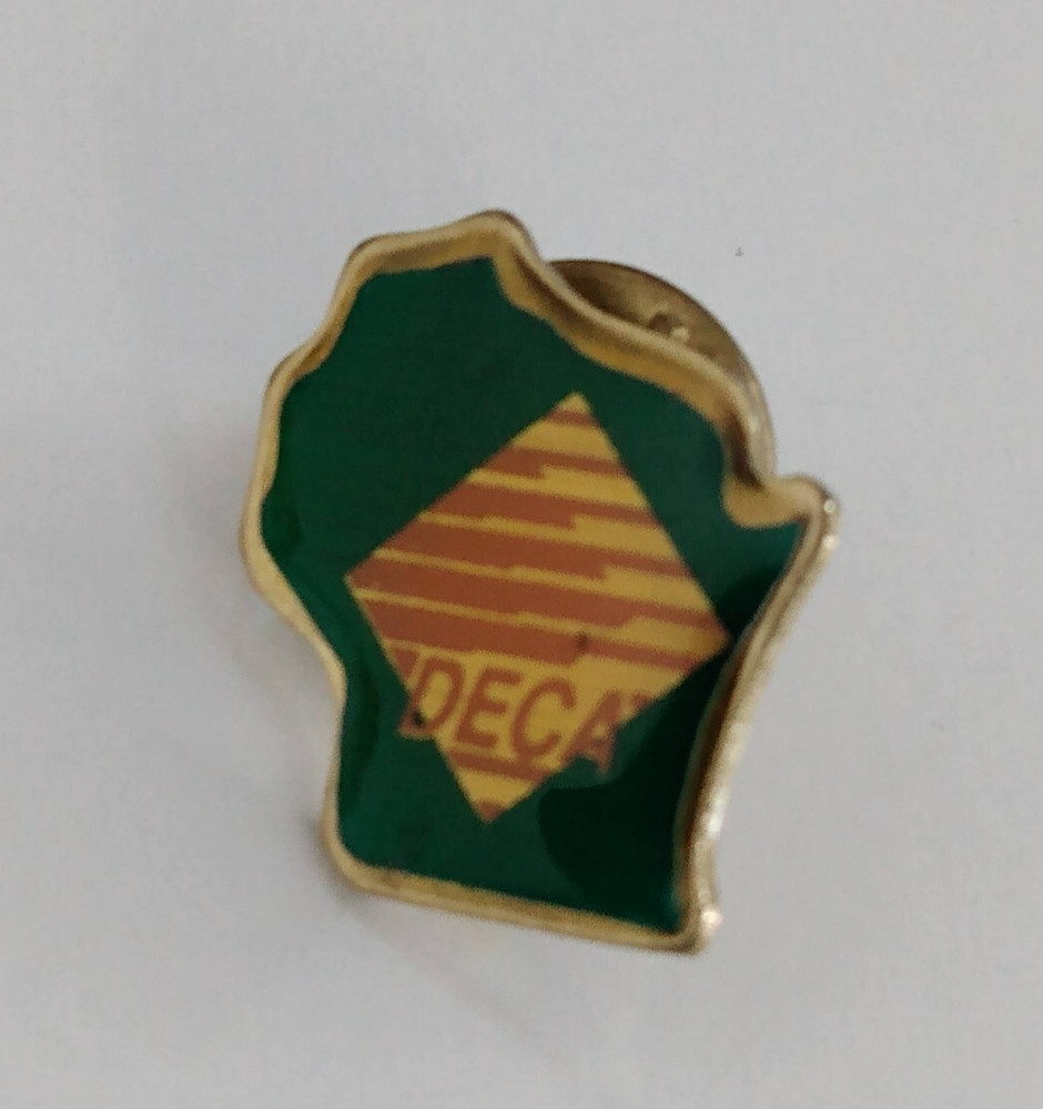 DECA Wisconsin State Small Green Tack Pin