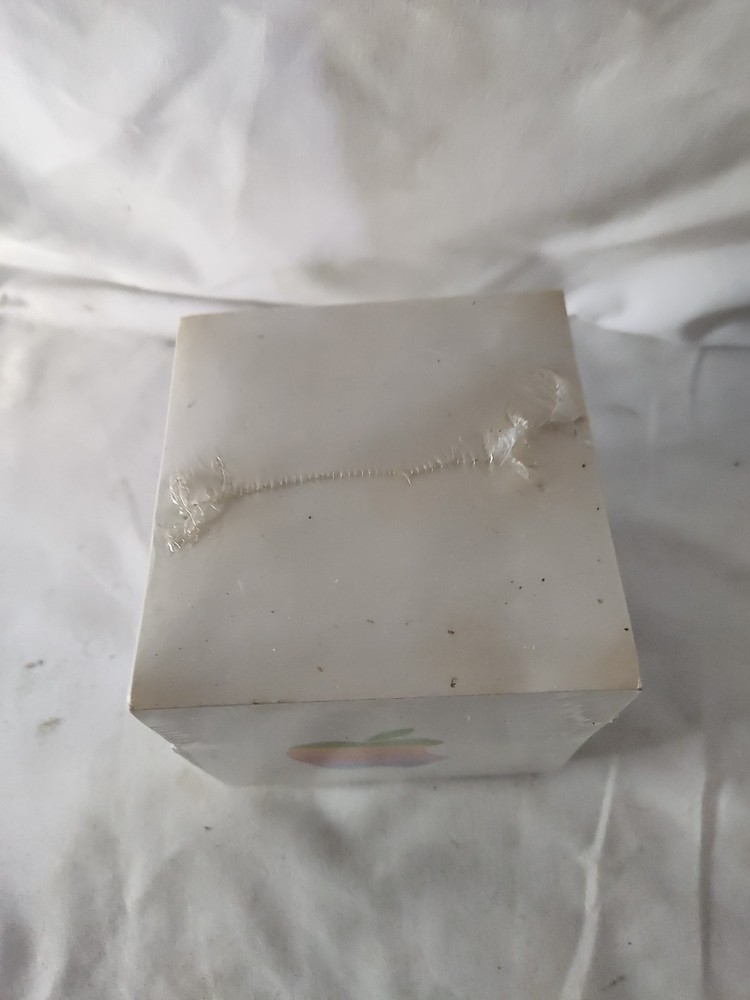 Apple Computer Rainbow Logo PAPER NOTE CUBE, Sealed Roth Office Equipment