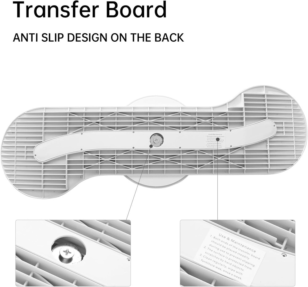 Mobility Transfer Board with Sliding Disk, FSA Eligible, Patient Transfer System