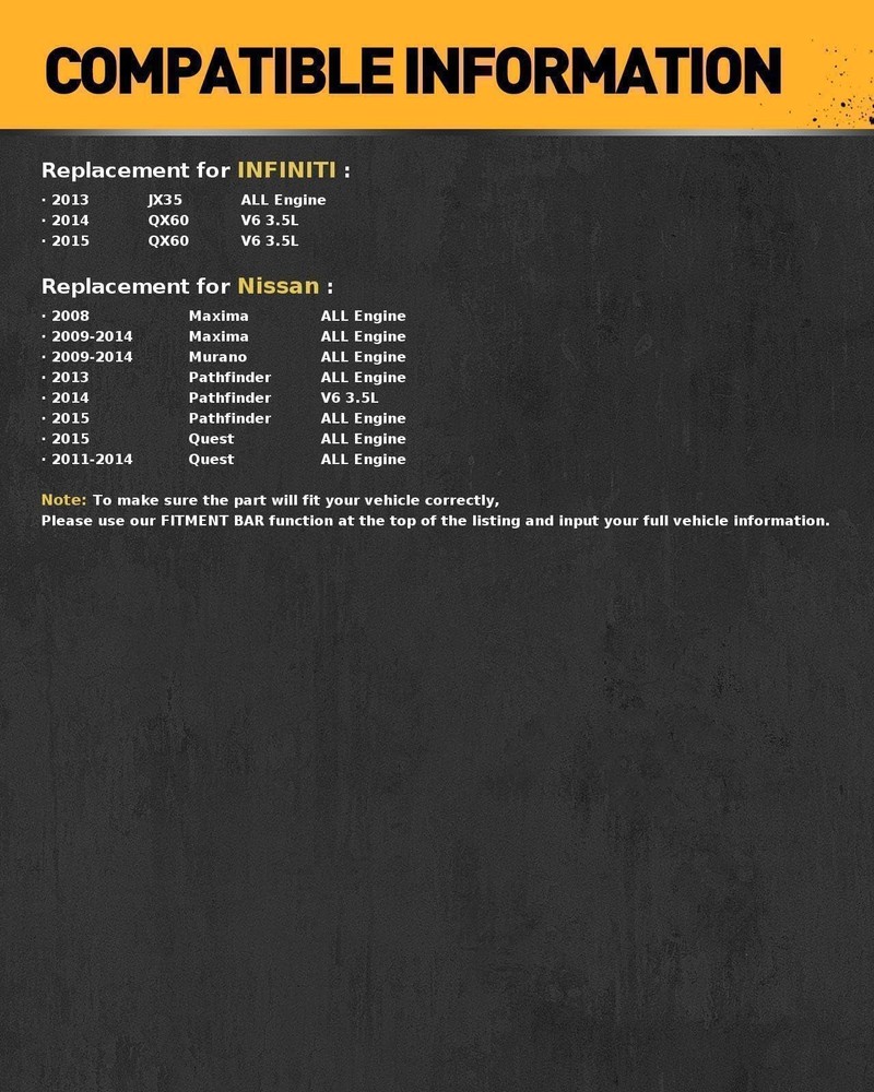 68671 AC Compressor Compatible with Maxima 2008-2014, Murano 2014, Pathfinder