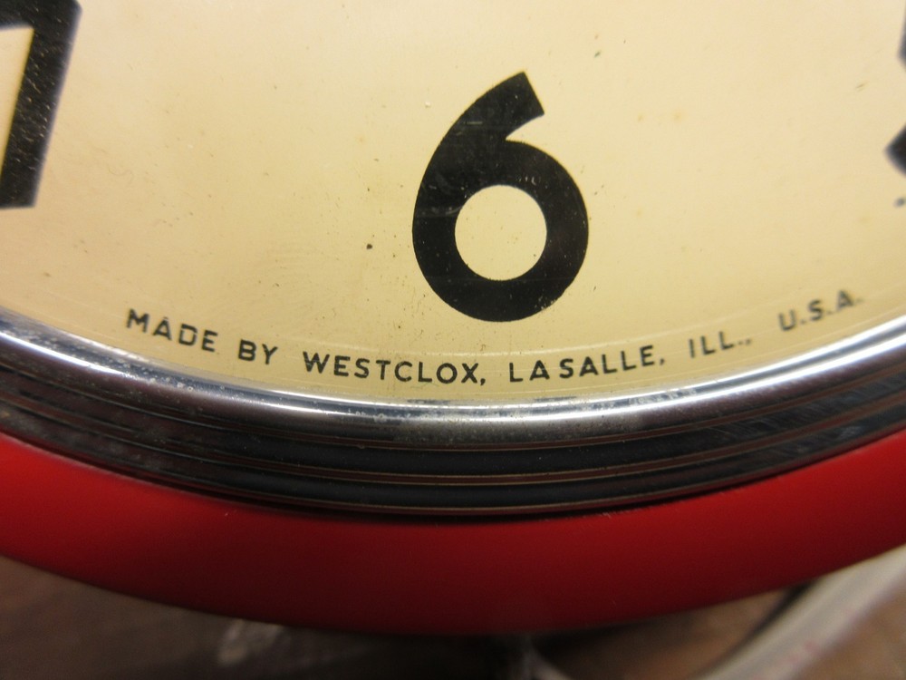 Westclox Manor wall clock 7" model S5-B
