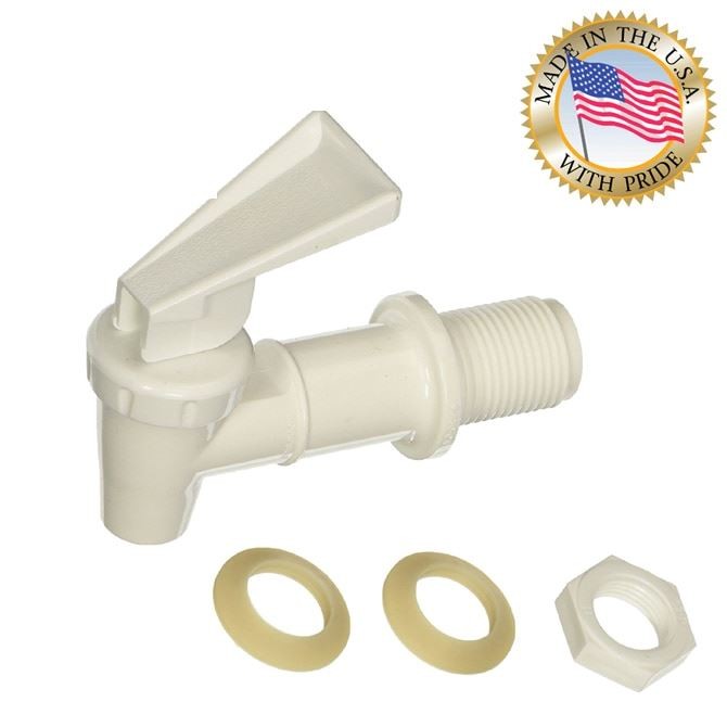 Tomlinson White Ceramic Crock Water Dispenser Faucet