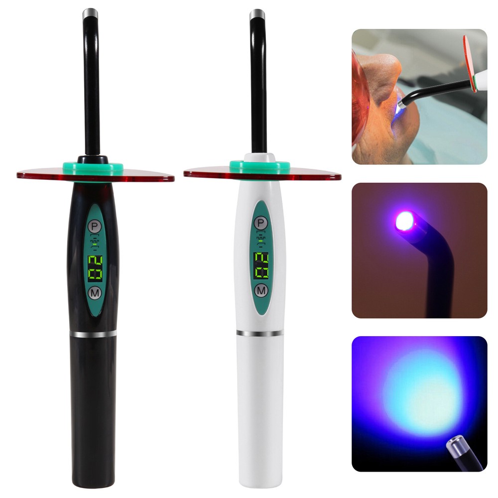 Wireless Cordless Dental Curing Light 5W LED Lamp 1500MW white/black ds