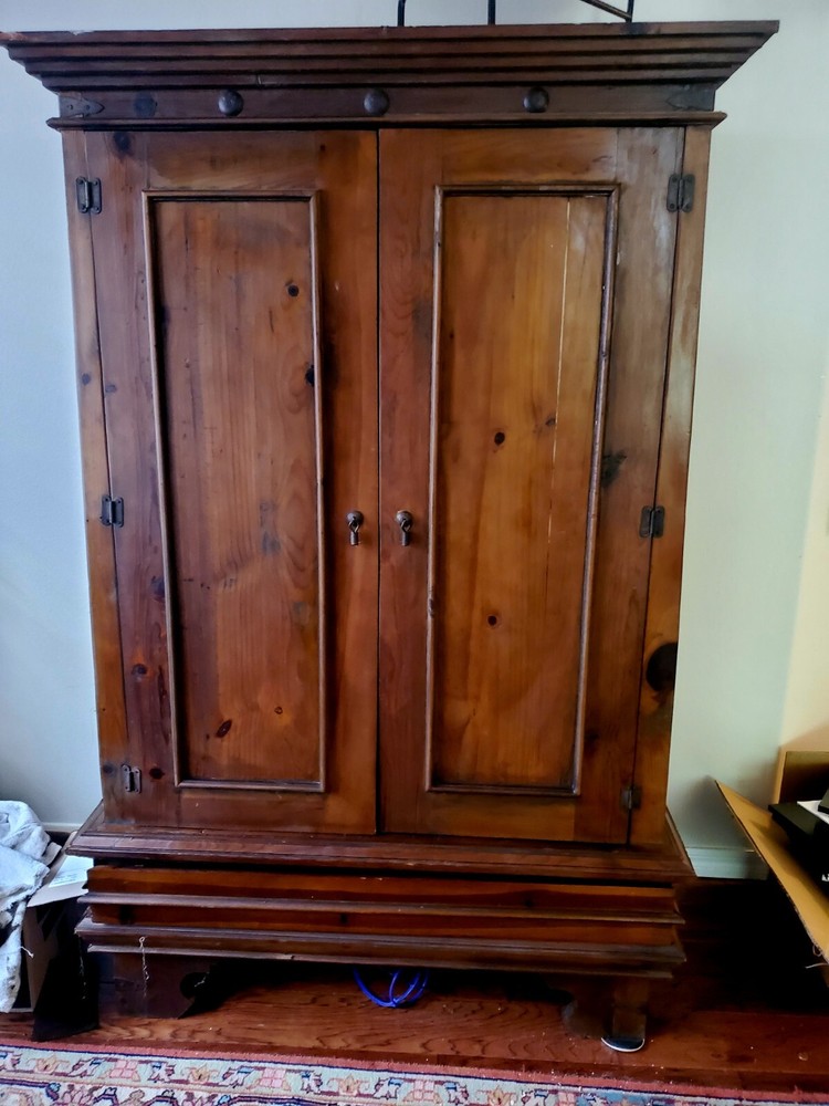 Pottery Barn King Sumantra Bed/Armoire Set