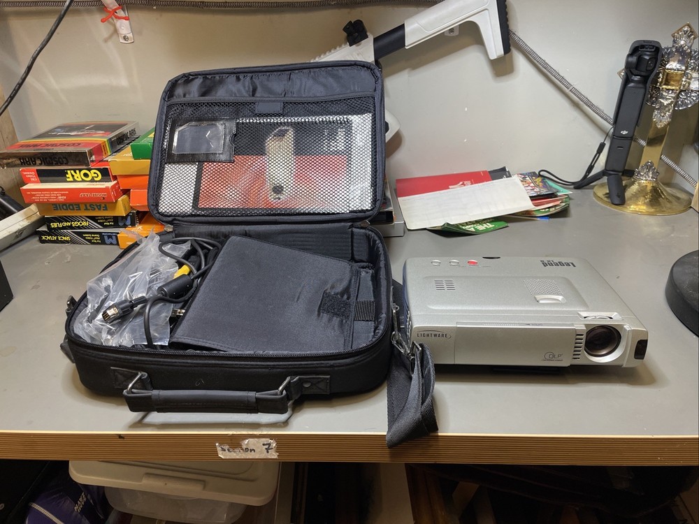 Lightware Legend LX-8 Projector Unit W/ Travel Case Working Mint