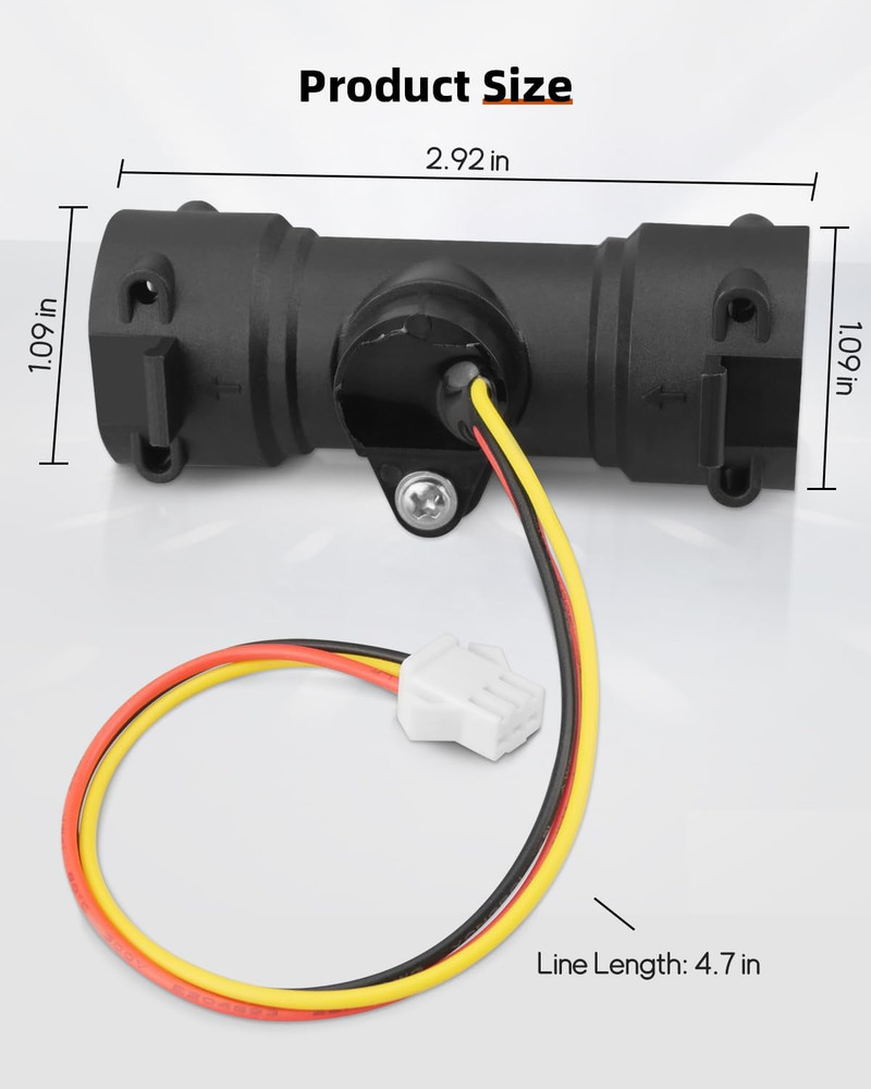 Water Flow Sensor Fit for FOGATTI CAMPLUX Ranein Recpro Girard Furrion RV Water