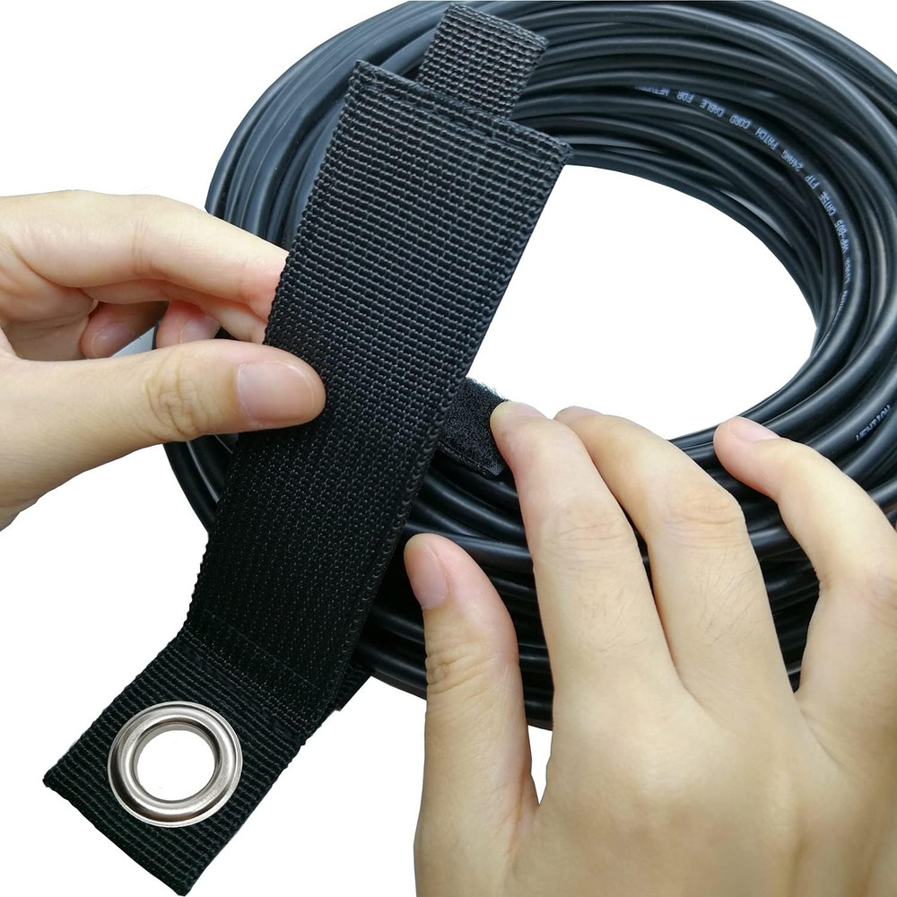 Heavy-Duty Storage Straps (Assorted 10 Pack) - Extension Cord Storage, Organizer