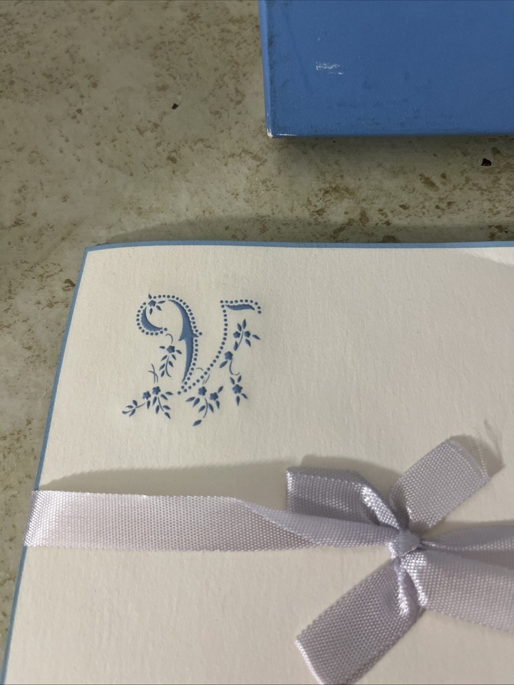 Madeira Engraved Initial Stationary With Envelopes