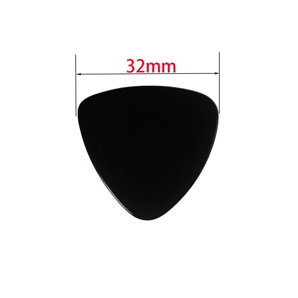 100Pcs Thin 0.46mm Celluloid 346 Rounded Triangle Guitar Picks Assorted Colors