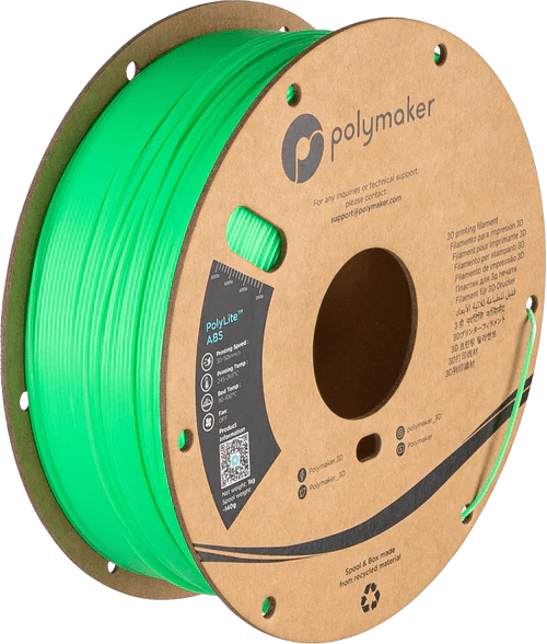 Polymaker PolyLite NEON ABS 3D Printer Filament 1KG 1.75mm