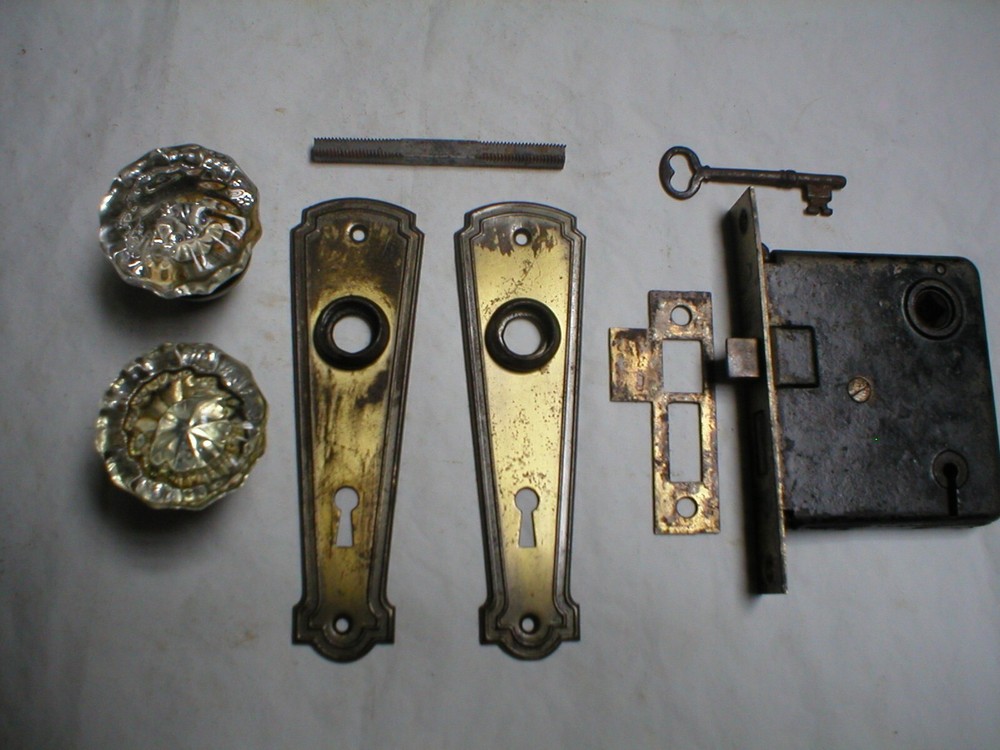 Antique Art Deco Era Door Hardware
