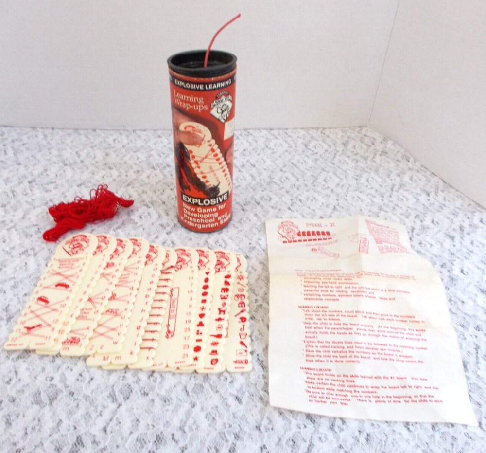 Vintage Learning Wrap-Ups Explosive Learning for developing Pre-K & K skills