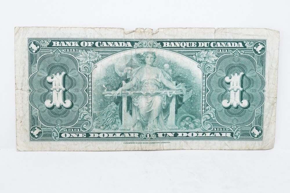 1937 Canada $1 Note Circulated (nb388)