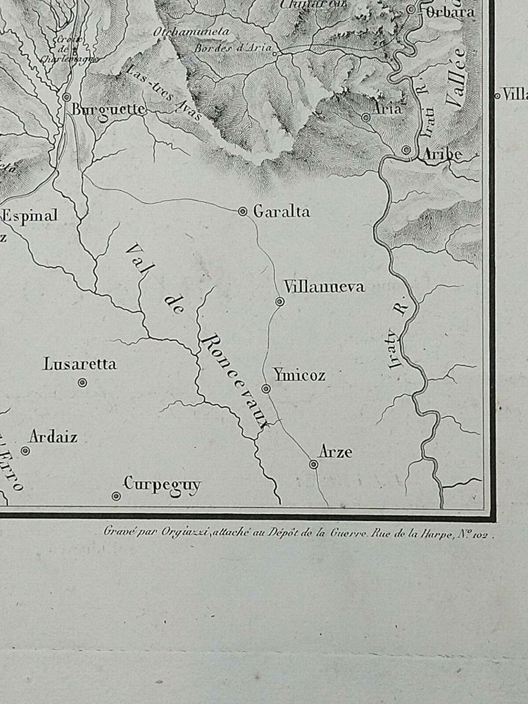 1793-75 REVOLUTIONARY WAR MAP - AUTHENTIC PRINT