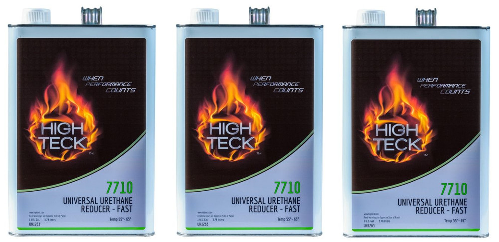 High Teck Universal Fast Urethane Reducer Gallon HIT 7710-1 (3 Pack)