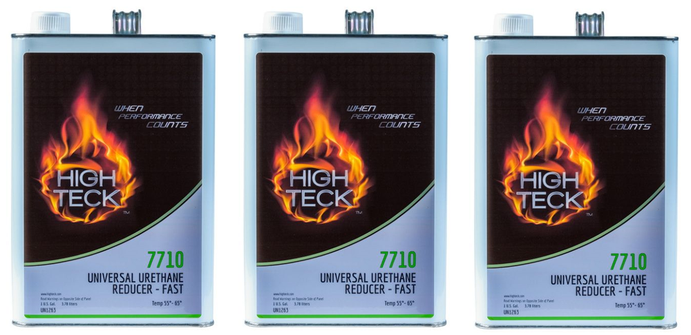 High Teck Universal Fast Urethane Reducer Gallon HIT 7710-1 (3 Pack)