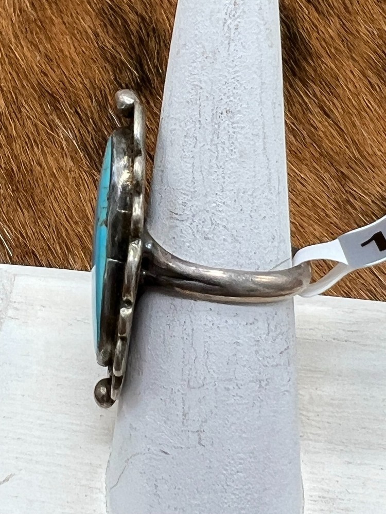 TURQUOISE ~ STERLING ~ RING (6.25)