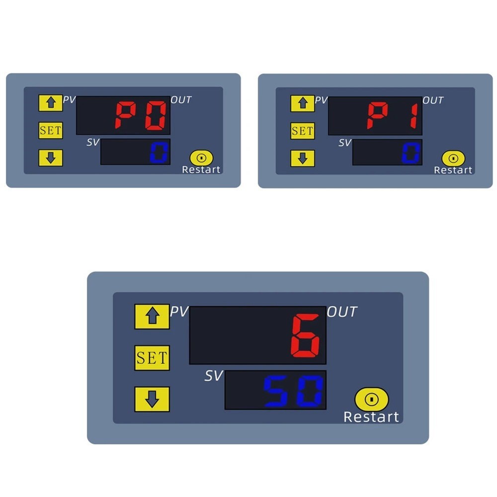 Cycle Timer Digital Delay Relay Programmable 110220V 20A with LED Display
