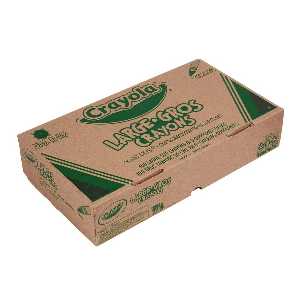 Crayola 528038 Classpack Large Size Crayons - Assorted (400/Box) New