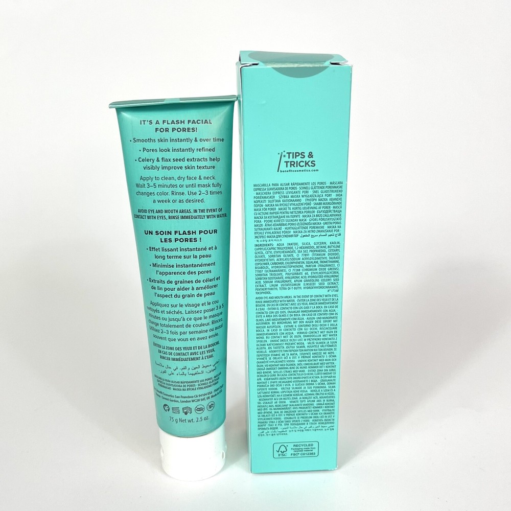Benefit Porefessional Speedy Smooth Quick Smoothing Pore Mask 2.5 oz