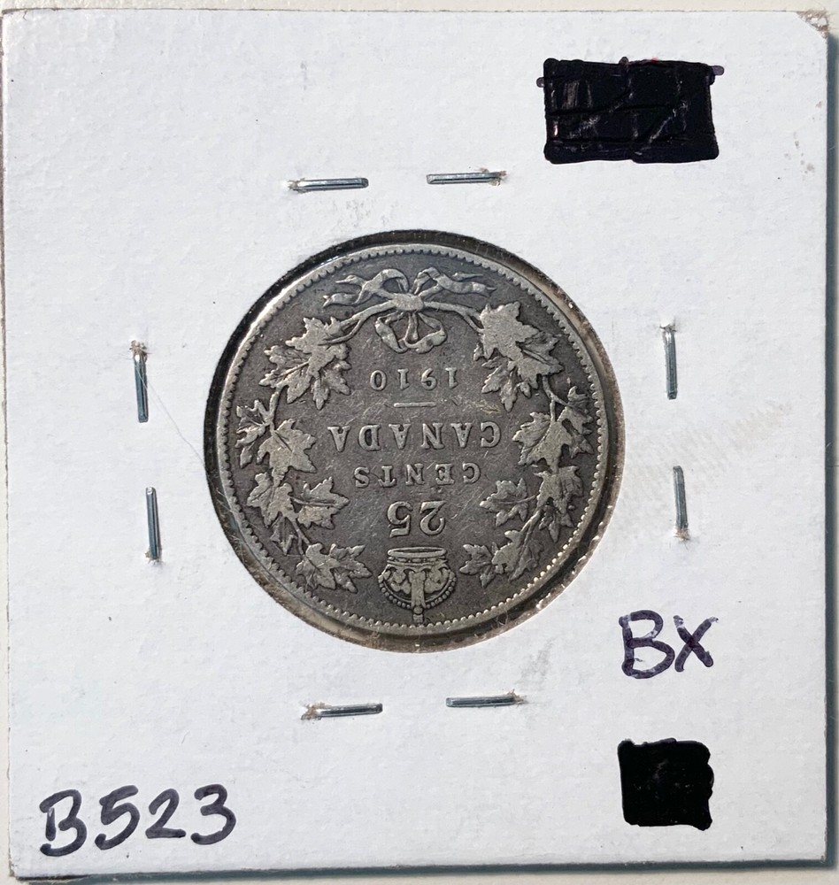 1910 Canada 25 Cents