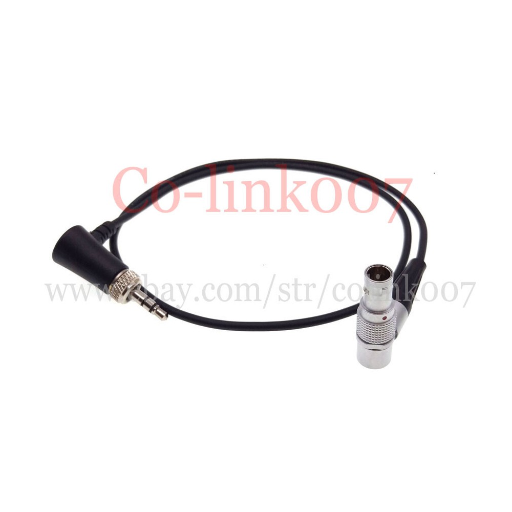RED EPIC Time Code Cable, Rotatable 4pin to 3.5 with Lock
