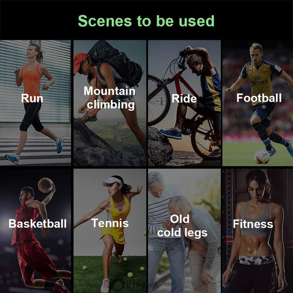 PISIQI Compression Collision Avoidance Knee Sleeve Black X-Large