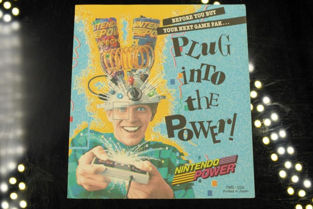 NO GAME- Plug Into The Power! NES Nintendo PMG-USA Insert Only