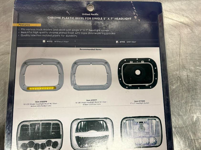 UNITED PACIFIC 41113 HEADLIGHT BEZEL