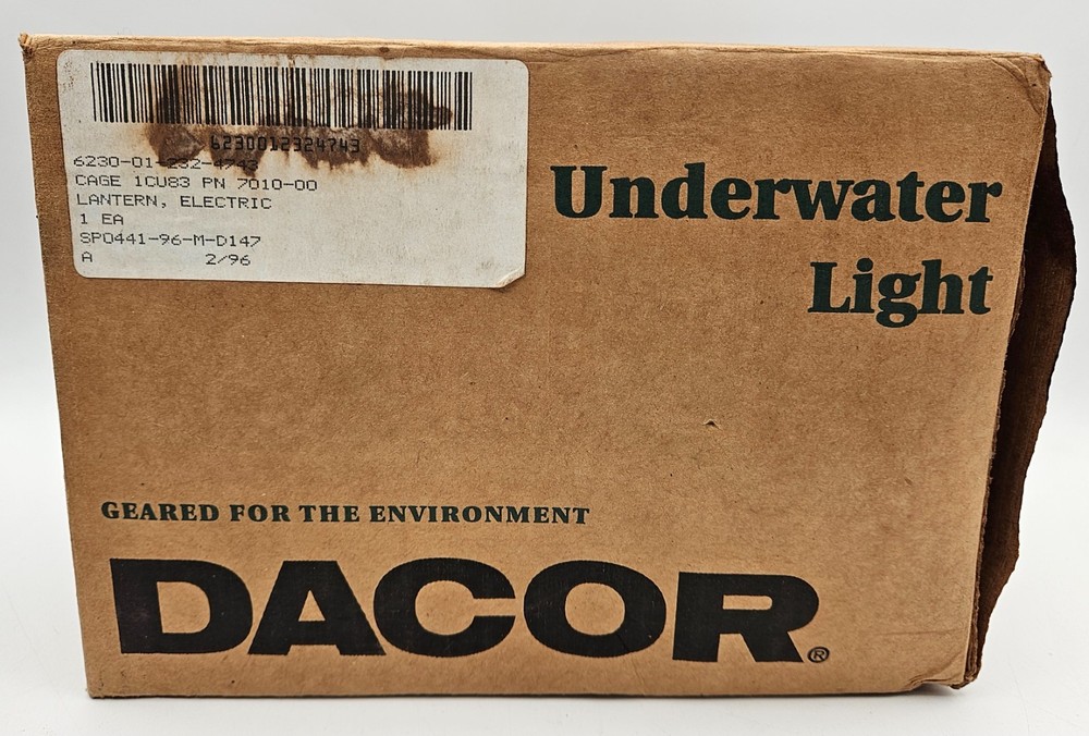 Dacor UL750 Handheld Scuba Diver Underwater Diving Light Torch
