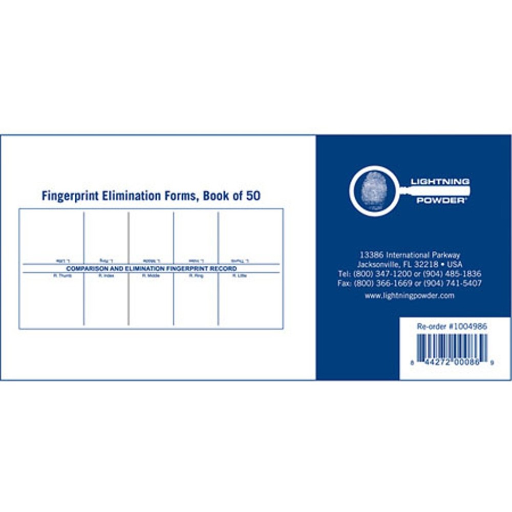 Safariland Refill Forms for Perfect Print Elimination Kit