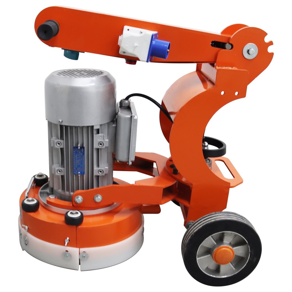 220V Floor Grinder&Trimmer Machine W/Foldable&Adjustable Arm for 12.99" Width