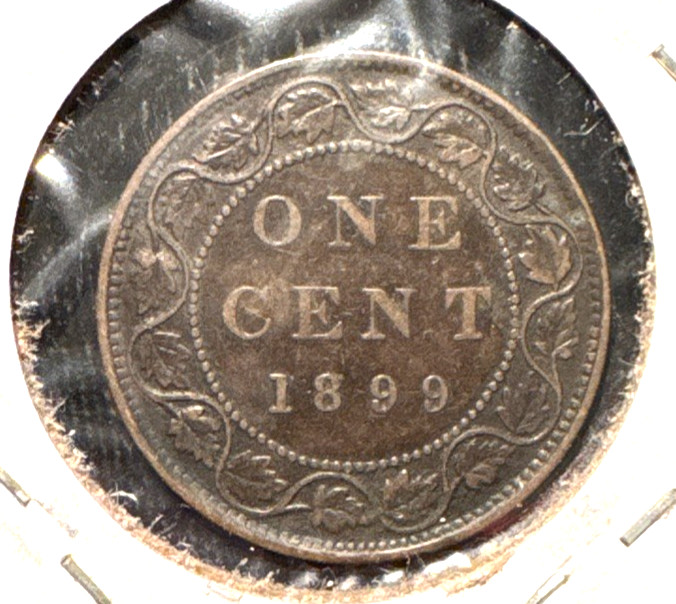 Canada 1899 large cent KM 7 XF