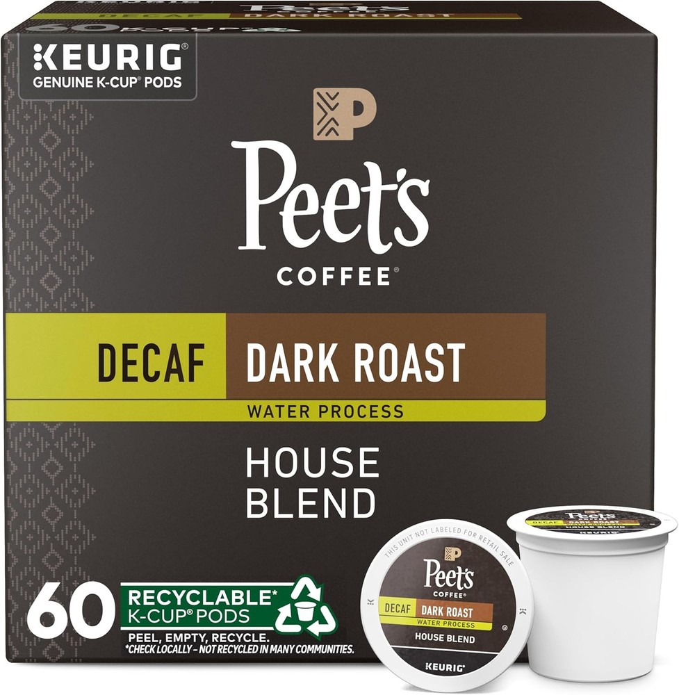 , Dark Roast Decaf  K-Cup Pods, Decaffeinated Araa