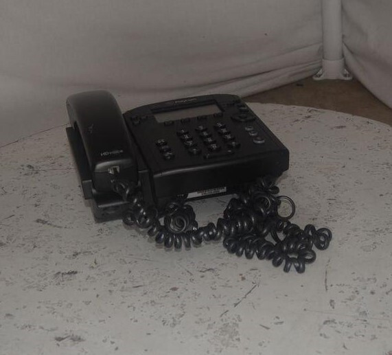 Polycom VVX310 2201-46161-001 Gigabit VoIP Phone POE SEE NOTES