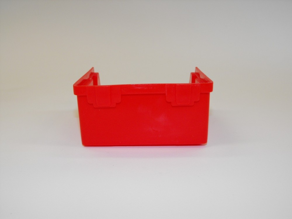 1 Harbor Freight Wall Mount Hanging Storage Bin Replacement Red Small Bin Plasti