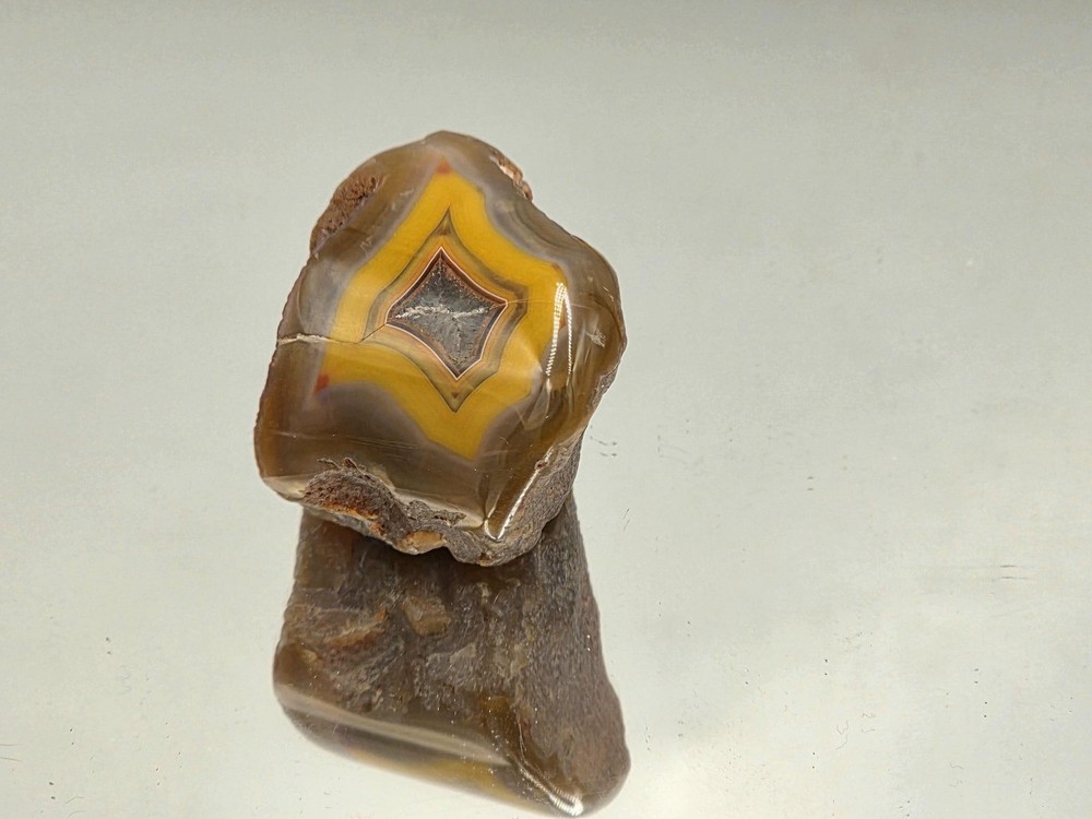 Malawi Agate Colour Banded Polished Crystal (#60)