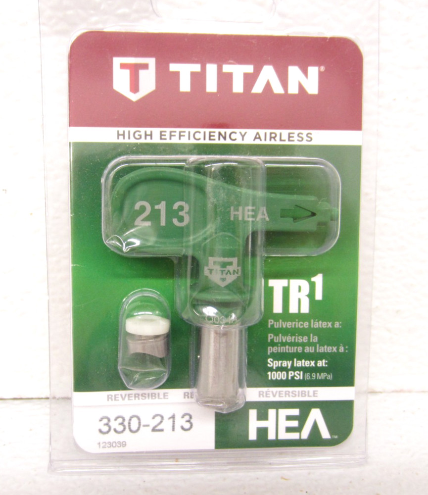 Titan 330-213 TR1 HEA Reversible Spray Tip