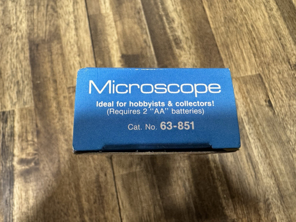 Radio Shack Microscope NIP 30X Illumination