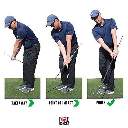 Golf Chip Stick Training Aid | Swing Plane Trainer Provides Instant Feedback