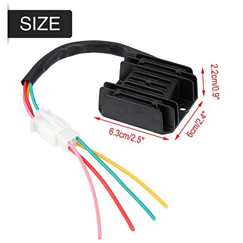 Voltage Rectifier, 12V Regulator Rectifier, Voltage Regulator 12V 4 Wires