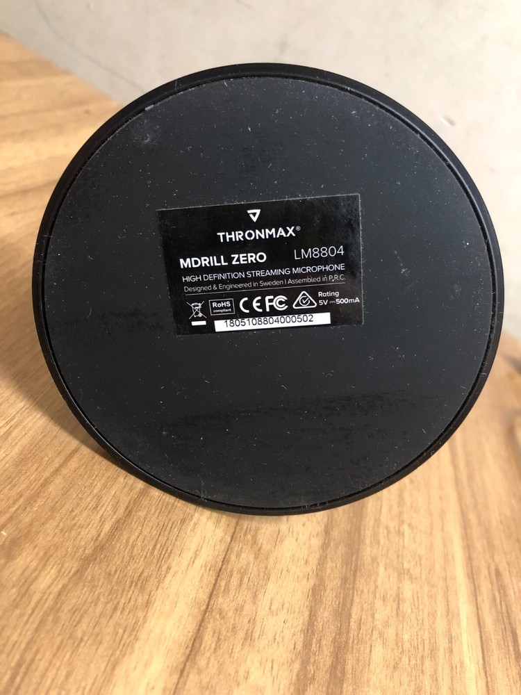 THRONMAX MDrill Zero Plus USB Microphone (Black)