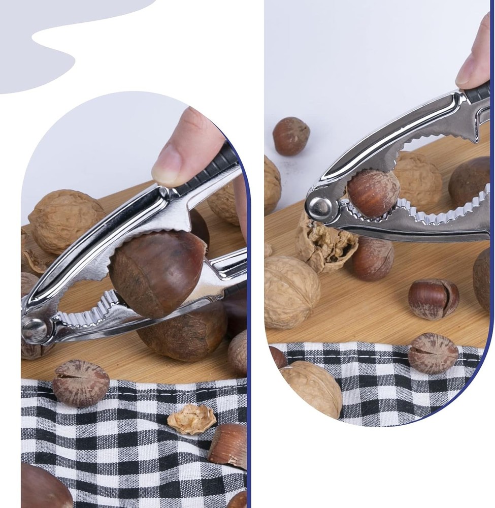 Nut Cracker, Seafood Tool, Walnut Cracker for All Nuts, Heavy Duty Shell Cracker