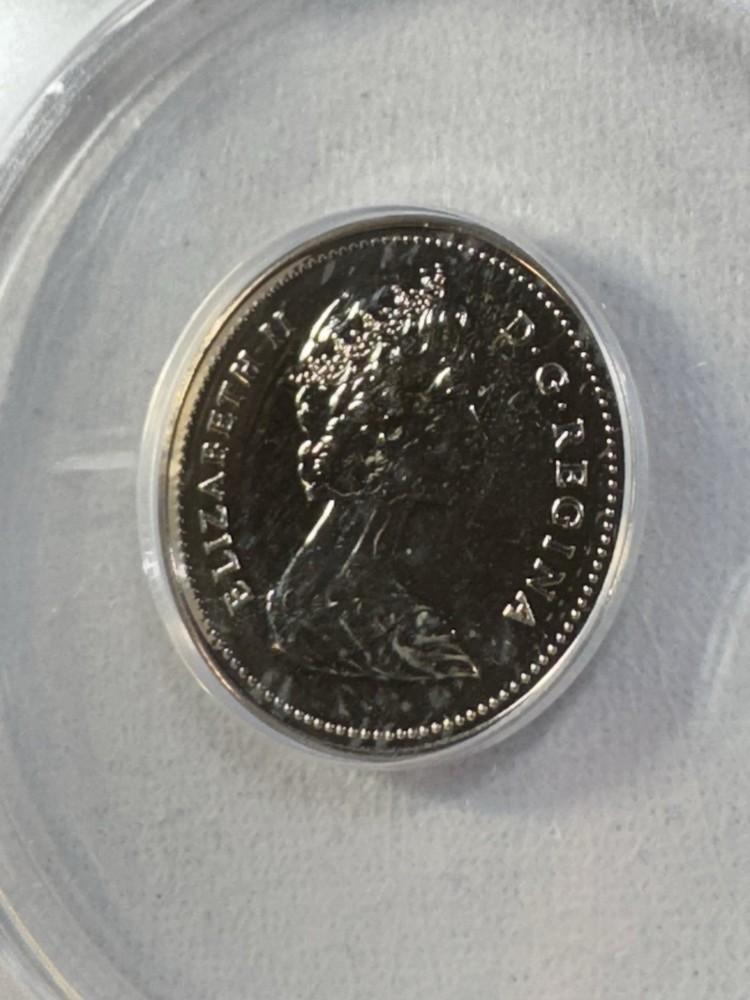 1982 Canada 5 Cents Proof Like Graded MS 65 by ANACS