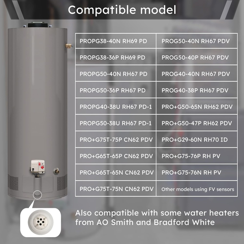 SP20172 Flammable Vapor FV Sensor Kit | AP13447-3 - 25VS | Water Heater Flammabl