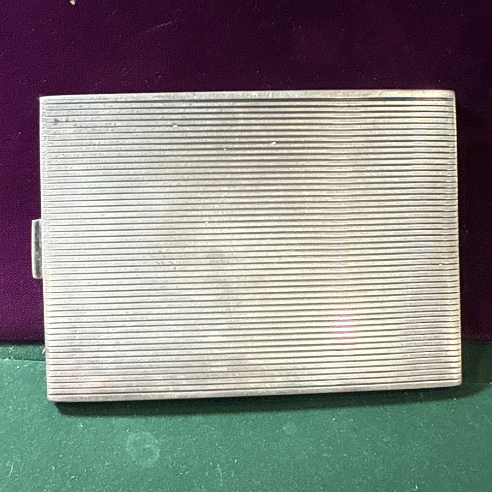 Cigarette Case Scandinavian SILVER .875 with Soviet Awards